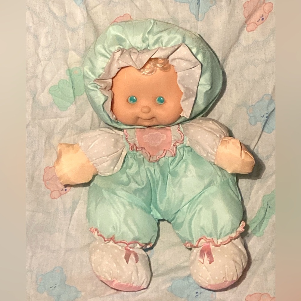 Vintage Green Puffalump Doll